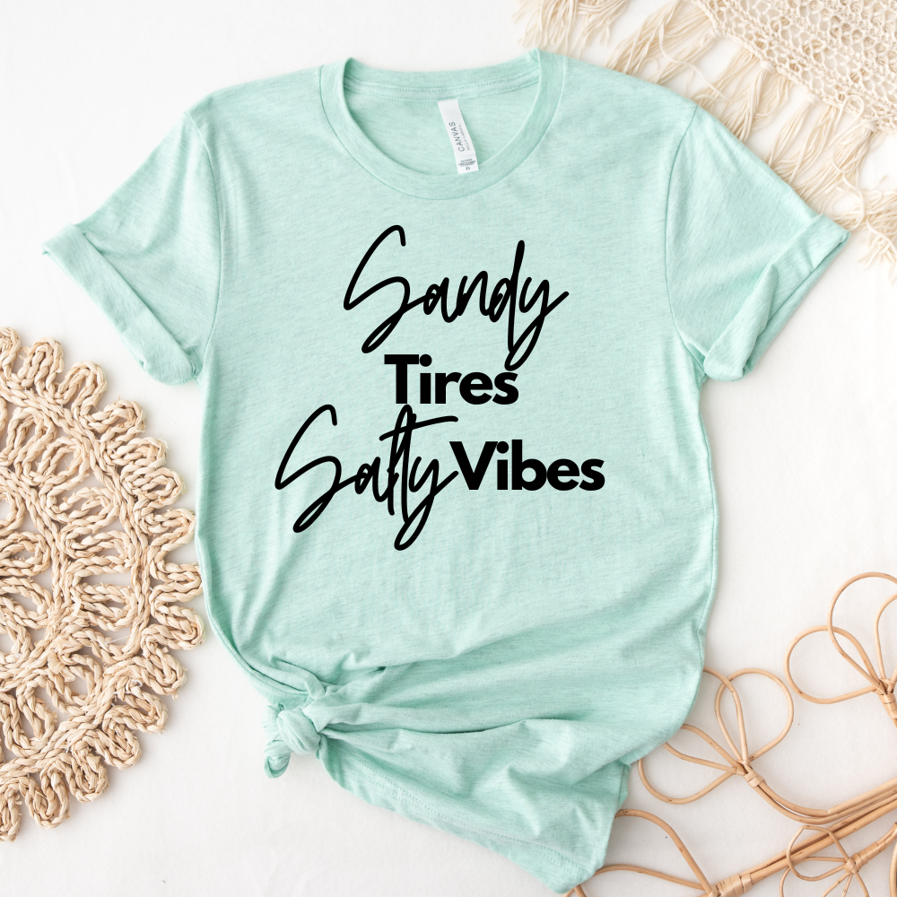 Sandy Tires Salty Vibes