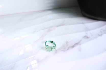 Sea Glass Ring Wire Wrapped